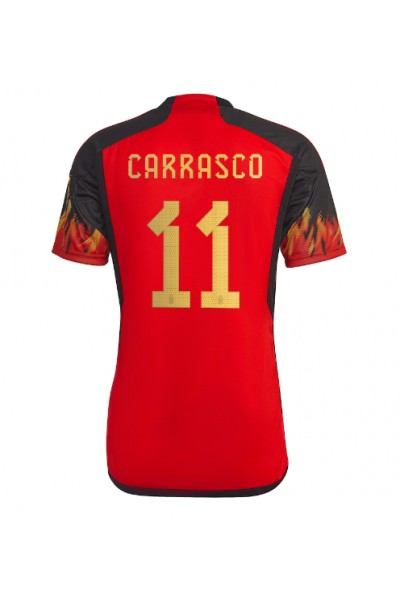 Fotbalové Dres Belgie Yannick Carrasco #11 Domácí Oblečení MS 2022 Krátký Rukáv